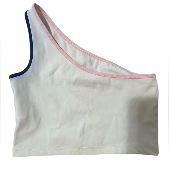 ZARA KIDs SPORTY COLOR BLOCK ASYMMETRIC TOP - Picture 5 of 6